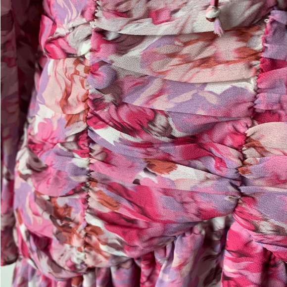 For Love and Lemons Sofia Floral Bustier Mini Dress, size S - Picture 6 of 13